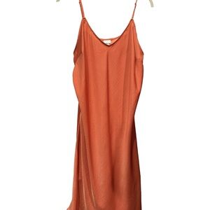 a new day Orange Midi Dress